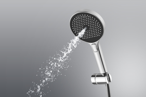 Душевая лейка Sancos Nok SC6001CH-B цвет черный/хром - фото 4